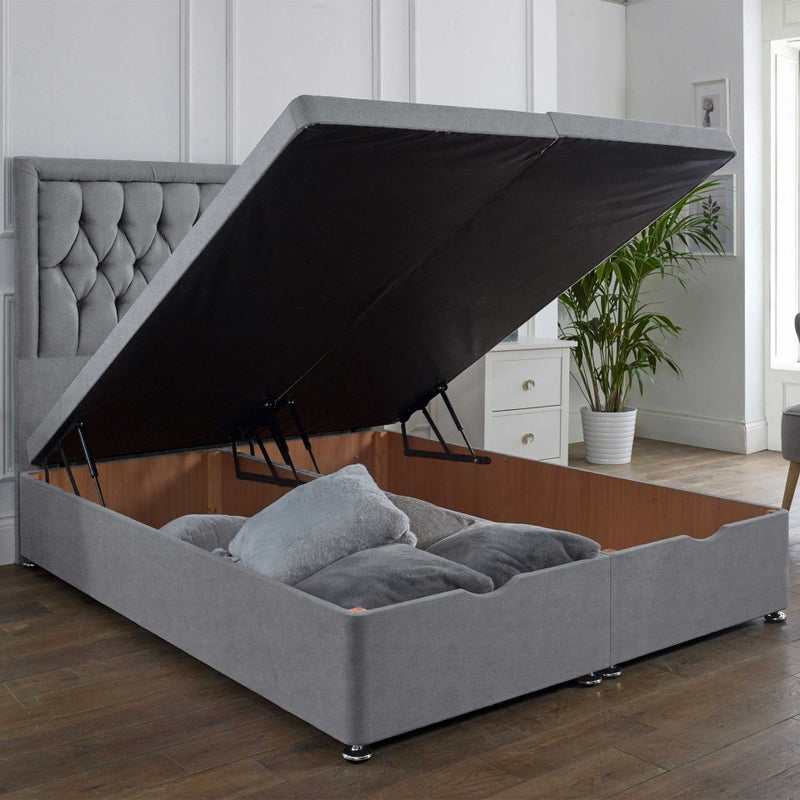 The Kensington Chesterfield Divan Set – Choice of Mattress & Optional Storage