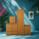 1 Door Wardrobe Set