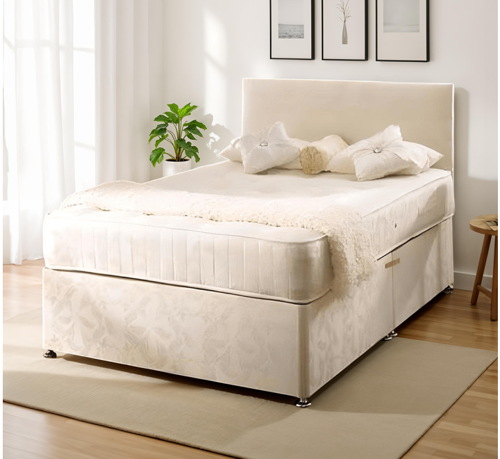 Oxford Divan Bed Set – With Headboard & Mattress