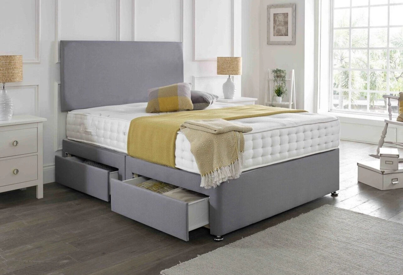 Signature Divan Bed Set – With Headboard & Mattress