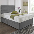 The Verona Panel Headboard Divan Set – Choice of Mattress & Optional Storage