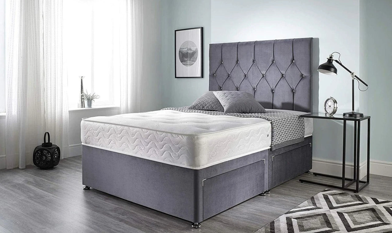 Prestige Divan Bed Set – With Headboard & Mattress