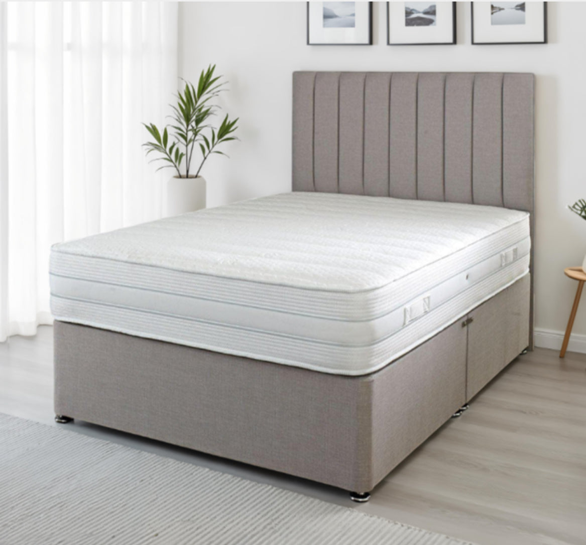 Majestic Divan Bed Set – With Headboard & Mattress