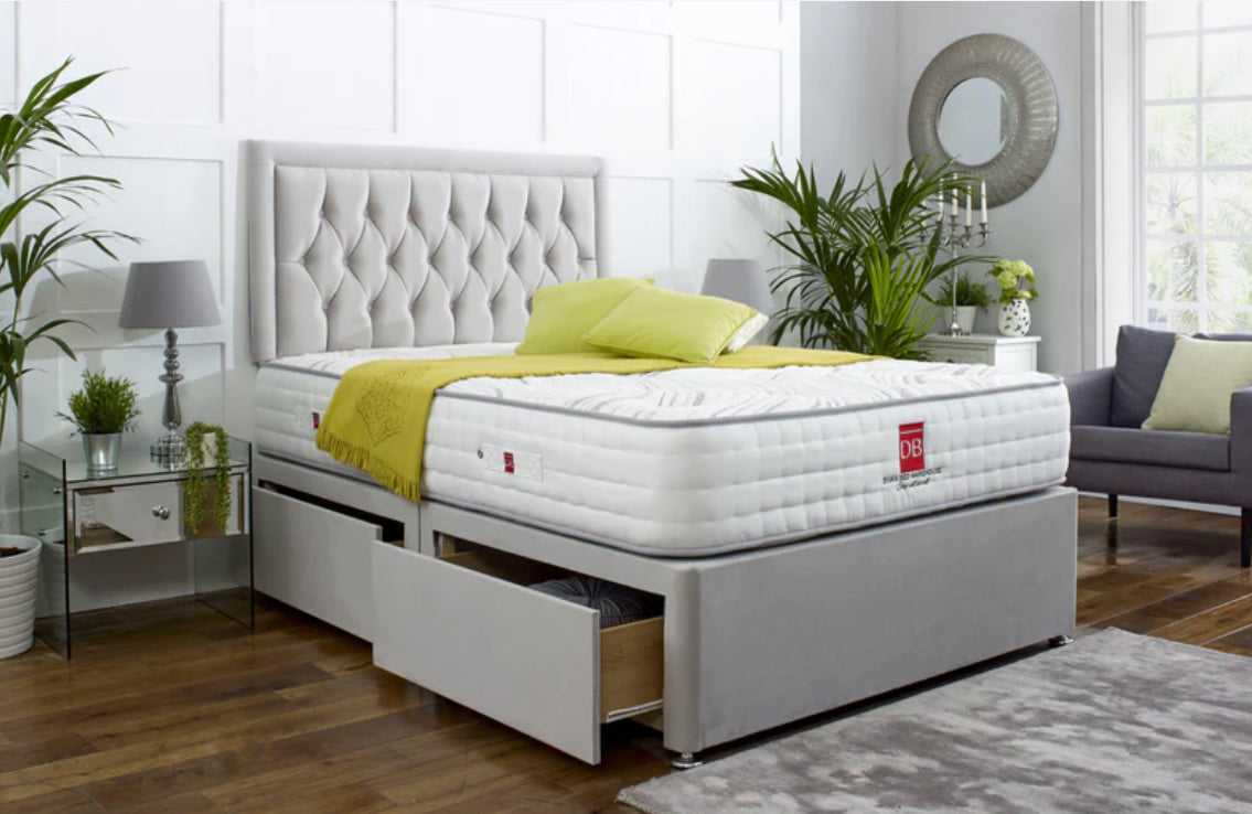 Chelsea Divan Bed Set – With Headboard & Mattress