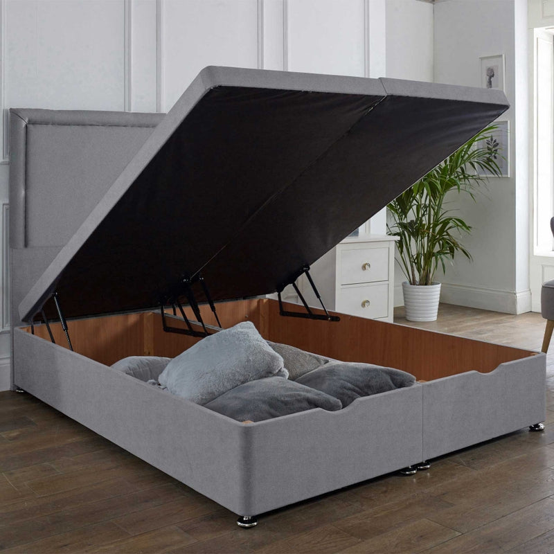 The Milan Panel Headboard Divan Set – Choice of Mattress & Optional Storage
